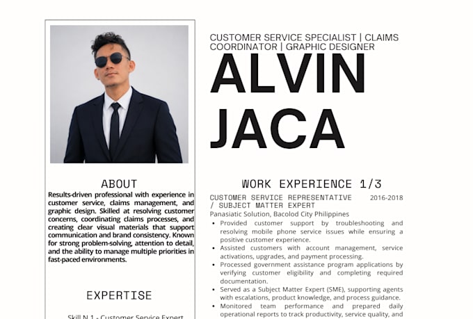 handle customer support claims dispatch graphic design and many more
